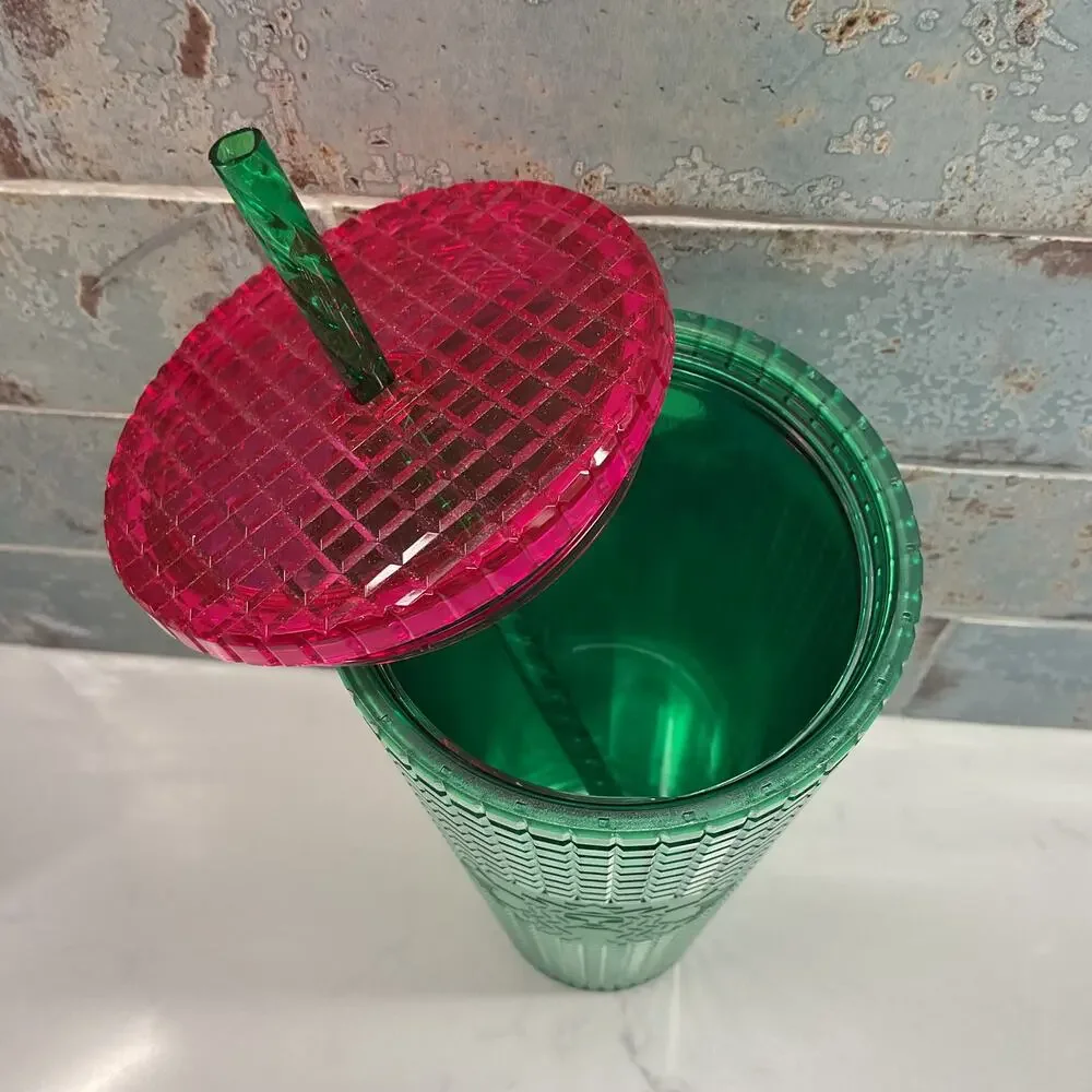 Starbucks Spring 2023 Watermelon Grid Cold Tumbler Cup